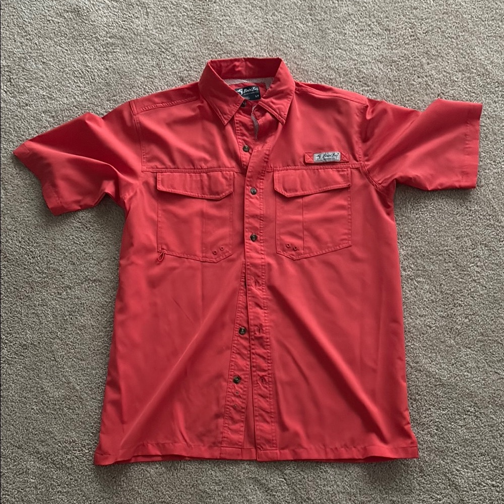 CoralCasual Button Down Shirt with Durable Material